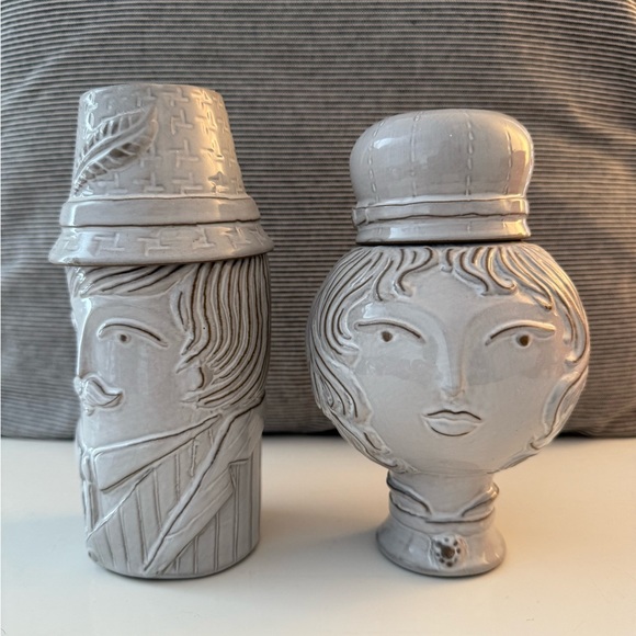 Jonathan Adler Utopia Water Carafes with Glasses - Picture 3 of 9